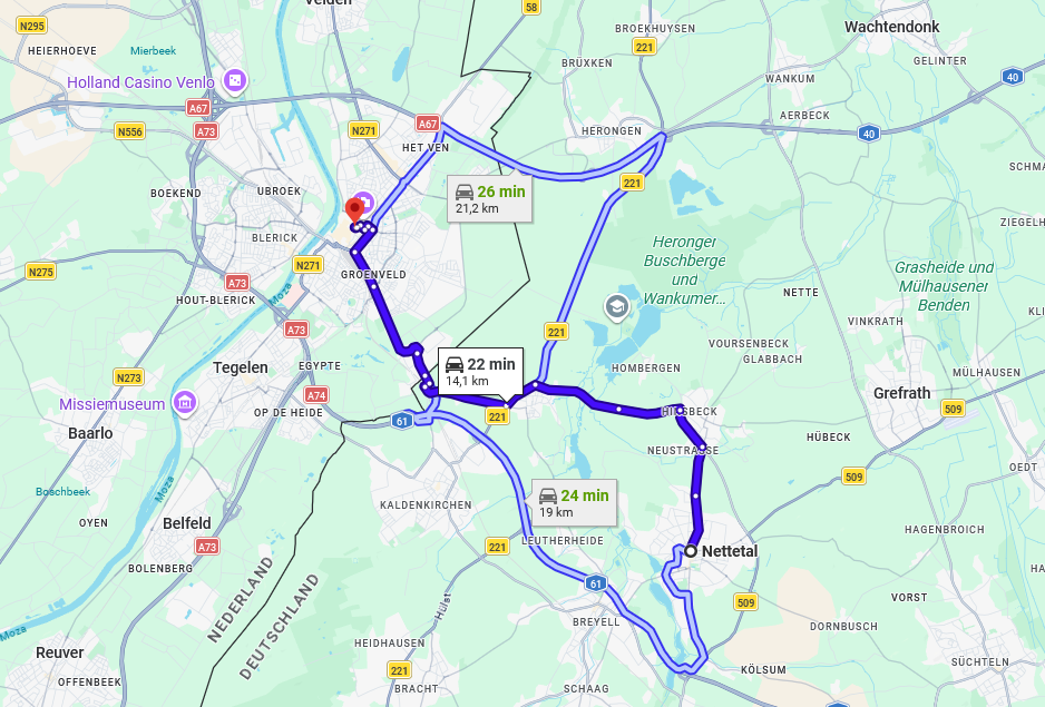 nettetal-to-venlo - Angielski Nettetal